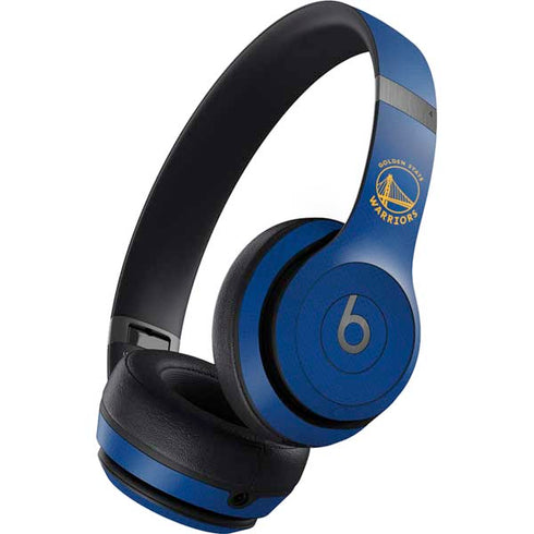 NBA Golden State Warriors Jersey Beats Solo 4 Wireless Headphones Skin